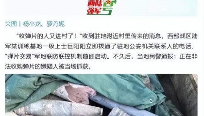 解放军报警！有人拾取3吨多炮弹残片卖钱，甚至有完整弹头？