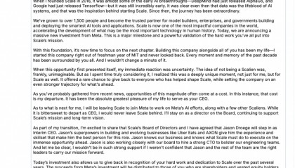 150亿美元!28岁华裔天才官宣加入Meta,扎克伯格掀翻AI牌桌!