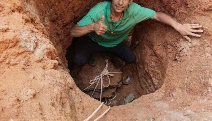 “陨石猎人”:在茂名挖出423公斤陨石;村民称此前不知有陨石,曾见有外人来果园