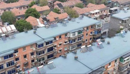 江西南昌：政府全额买单 417栋老房屋顶焕新