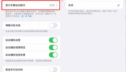 苹果回应iPhone防晕车功能:确有此功能