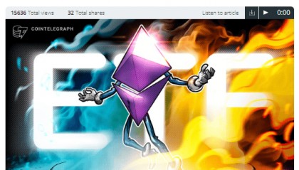 以太坊现货ETF上线交易时间确定，你准备好了吗？