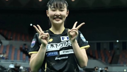效仿孙颖莎！日本名将连退2站WTT大赛，排名或被张本美和反超？