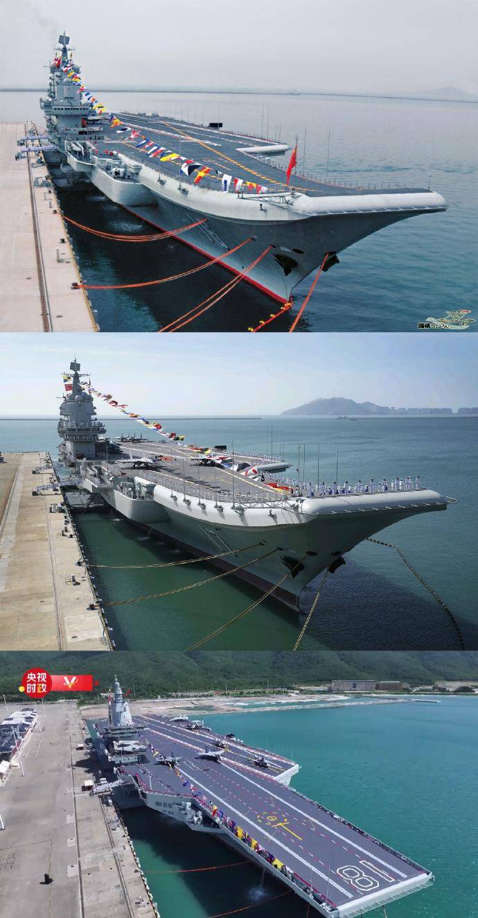 跑了!中国海军福建舰服役后,尼米兹号离开黄岩岛,后撤1000公里