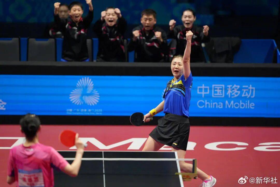 陈梦回应女团夺冠：没想到，我们完全抱着拼的心态；孙颖莎祝贺山东队