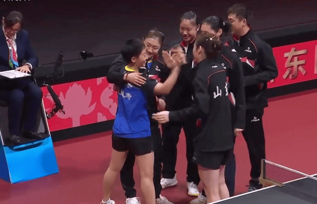 陈梦回应女团夺冠：没想到，我们完全抱着拼的心态；孙颖莎祝贺山东队