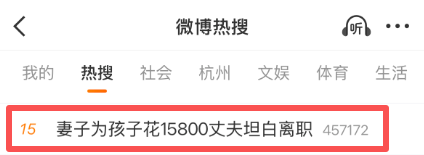 “脑子一热”为孩子花15800元，回家路上丈夫坦白：自己离职了